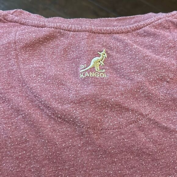 Kangol Men's Graphic T-Shirt Size Large. Burgundy. - Picture 7 of 9